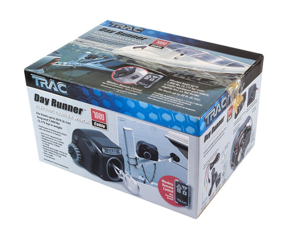 Лебедка электрическая autoTRAC DayRunner на трейлер, 2500lbs, черная