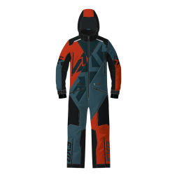 Комбинезон FXR Cold Cross CX F.A.S.T. с утеплителем Steel/Burnt Org, XL