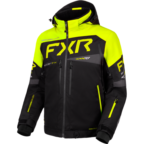 Куртка FXR Boost FX 2-in-1 без утеплителя Black/HiVis, 2XL