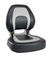 Кресло мягкое складное, обивка винил, цвет серый/угольный, Marine Rocket