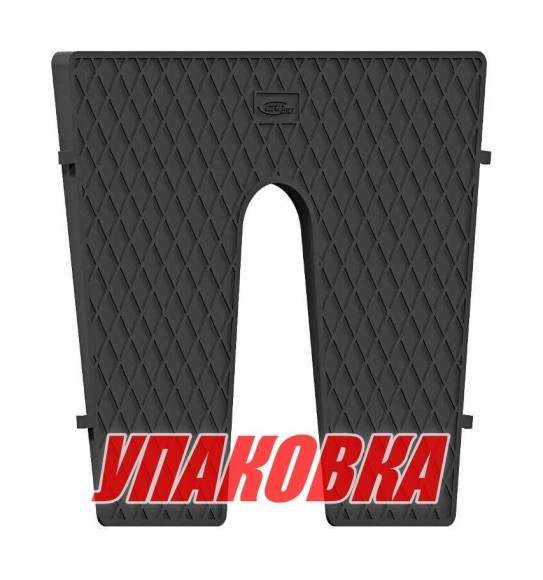 Накладка клин на транец 450x360 мм, черная (упаковка из 8 шт.)