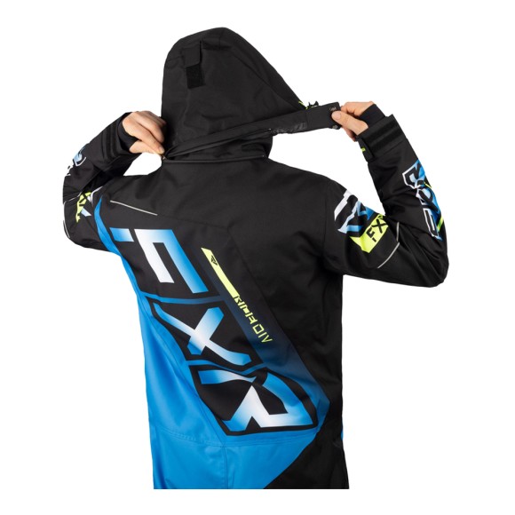 Комбинезон FXR CX F.A.S.T. с утеплителем Black/Blue/Hi Vis, 2XL Комбинезон FXR CX F.A.S.T. с утеплителем Black/Blue/Hi Vis, 2XL