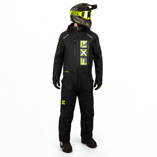 Комбинезон FXR Recruit без утеплителя Black/Hi Vis, S