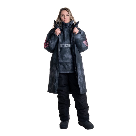 Пальто Jethwear Pit Coat с утеплителем Dark TieDye, L/XL