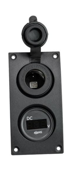 Панель с вольтметром и прикуривателем Панель с вольтметром и прикуривателем