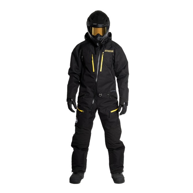 Комбинезон Jethwear Freedom без утеплителя Black/Yellow, 3XL