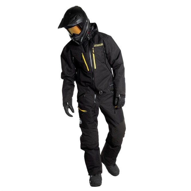 Комбинезон Jethwear Freedom без утеплителя Black/Yellow, 3XL
