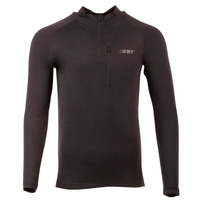 Термокофта 509 FZN Merino 1/4 Zip Black, MD