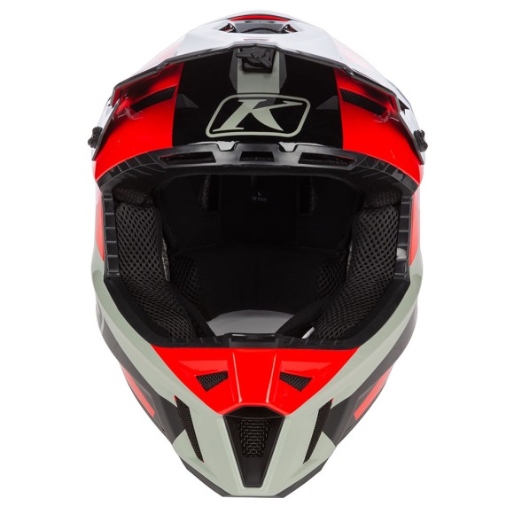Шлем Klim F3 без подогрева Elevate Fiery Red/Black, MD