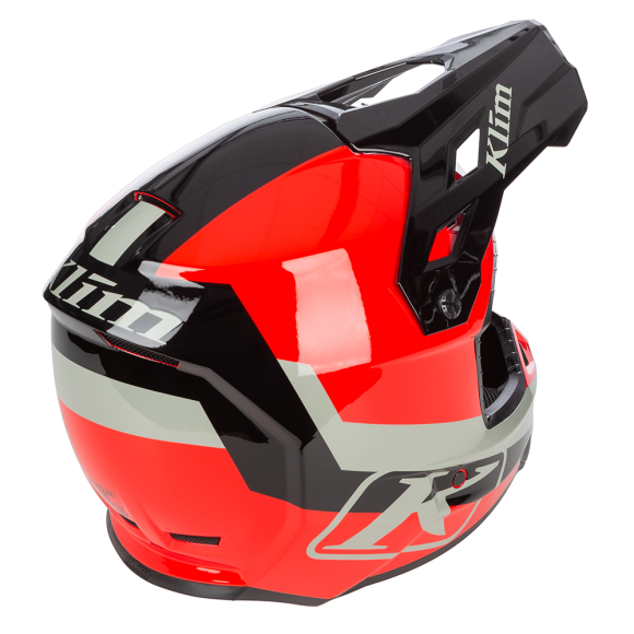 Шлем Klim F3 без подогрева Elevate Fiery Red/Black, MD
