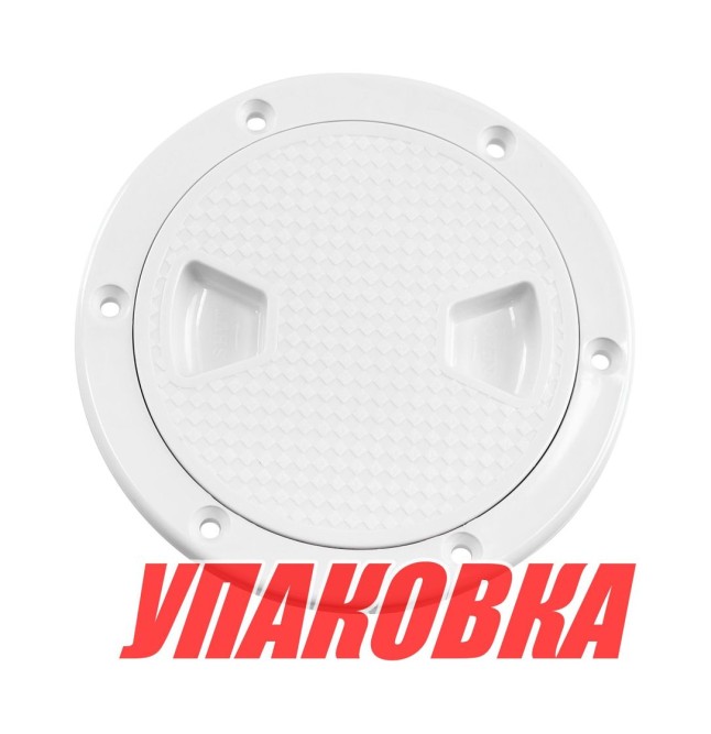 Лючок палубный 4'', белый, SeaFlo (упаковка из 80 шт.)