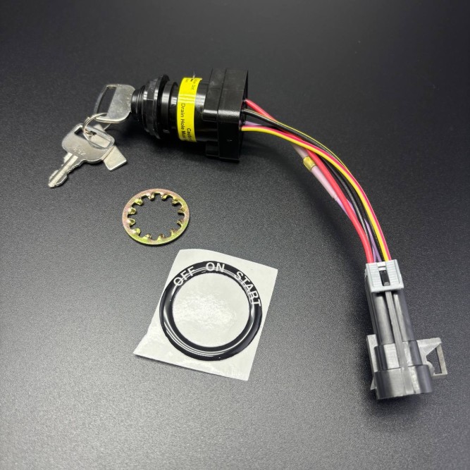 Кабель электр. с замком зажигания, 15 фт (HARNESS/KEY SWTCH 15ft 14 Pin) (Quicksilver)