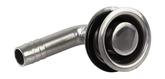 Горловина вентиляционная 16 мм, 90 градусов