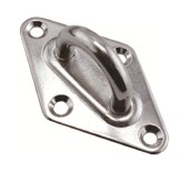 Серьга с ромбовидным основанием 65х40мм, Marine Rocket