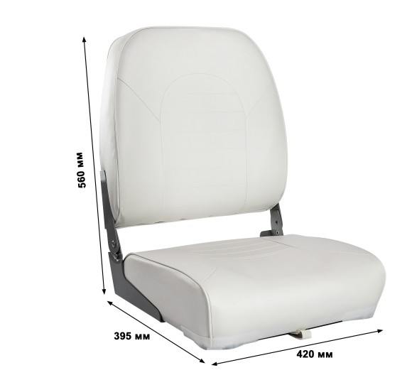 Кресло мягкое складное, обивка винил, цвет белый, Marine Rocket Кресло мягкое складное, обивка винил, цвет белый, Marine Rocket