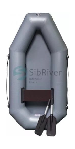 Надувная лодка ПВХ Skiff 200, серый, SibRiver