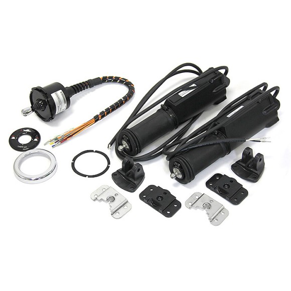 Комплект управления электромеханическими транцевыми плитами, черный 12V Комплект управления электромеханическими транцевыми плитами, черный 12V