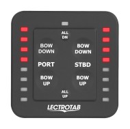 Панель управления транцевыми плитами с индикацией положения и автоподъемом Панель управления транцевыми плитами с индикацией положения и автоподъемом