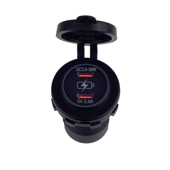 Разъем USB Skipper QC3.0+2.4A Разъем USB Skipper QC3.0+2.4A