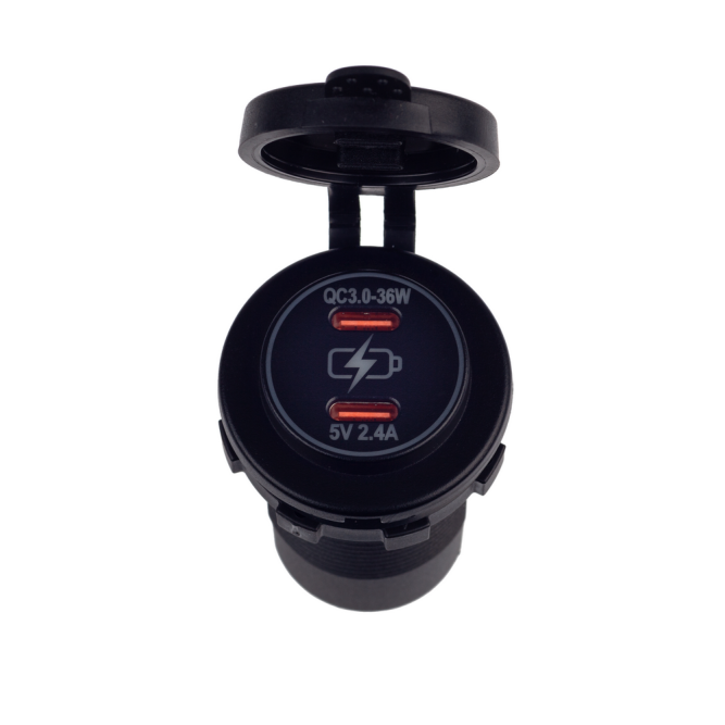 Разъем USB Skipper QC3.0+2.4A