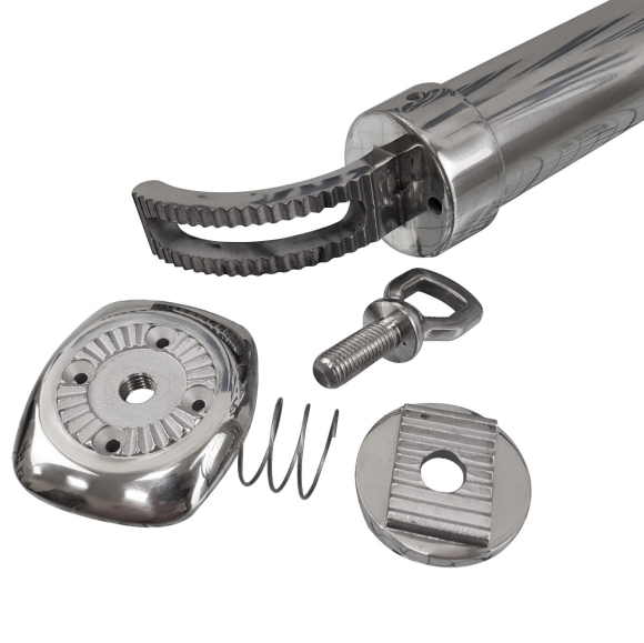 Держатель спиннинга с креплением к борту, регулировка по наклону, нержавеющий