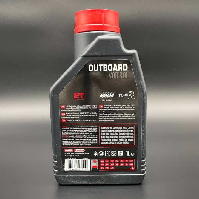 Масло Motul Outboard (TC-W3) (2х тактное) (1л)
