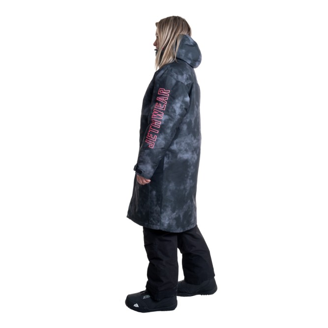 Пальто Jethwear Pit Coat с утеплителем Dark TieDye, 2XL/3XL