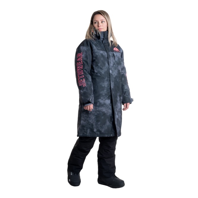 Пальто Jethwear Pit Coat с утеплителем Dark TieDye, 2XL/3XL