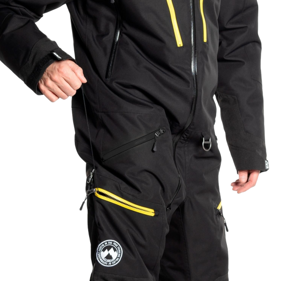 Комбинезон Jethwear Freedom с утеплителем Black/Yellow, M
