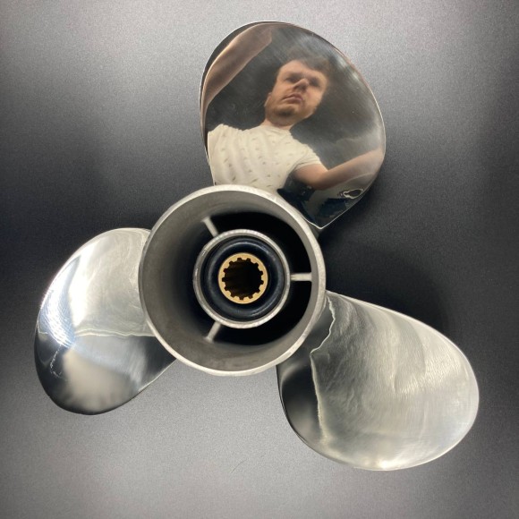 Гребной винт Suzuki DT40-DT65, DF40-DF50, DF40A-DF60A (3x11-3/4x13) (Сталь)