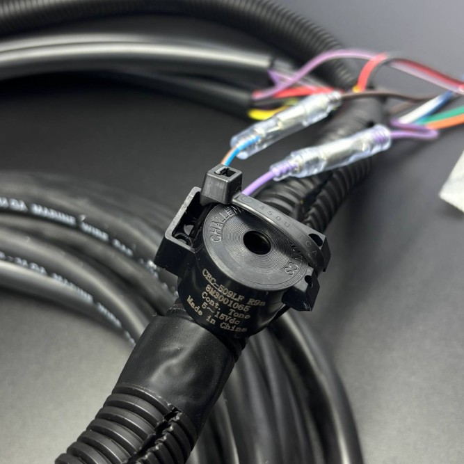 Кабель электр. с замком зажигания, 25 фт HARNESS/KEY SWTCH 25ft 14 Pin (MERCURY)