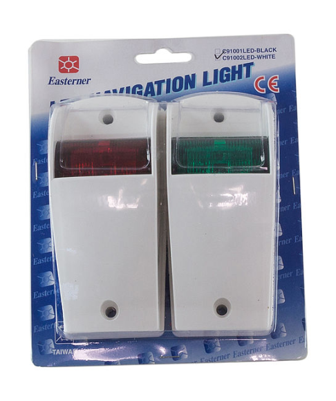 Огни бортовые светодиодные 60х135 мм, белый корпус Огни бортовые светодиодные 60х135 мм, белый корпус