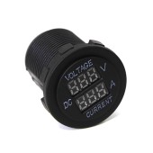 Амперметр/Вольтметр 6-30В/0A-10A с красной подсветкой NEKEKE