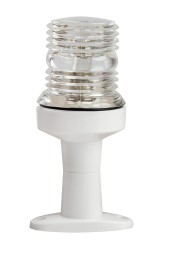 Огонь топовый на стойке 124 мм, 12 В, белый