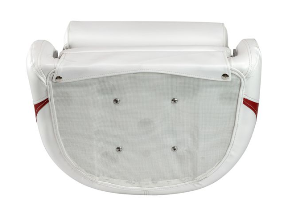 Кресло с болстером Premium Captain's Bucket, обивка винил, цвет белый/красный, Marine Rocket Кресло с болстером Premium Captain's Bucket, обивка винил, цвет белый/красный, Marine Rocket