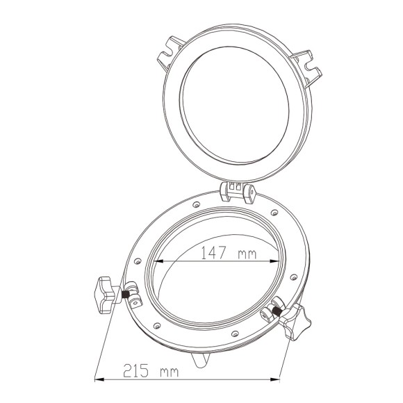 Иллюминатор SeaFlo 147 (215) мм