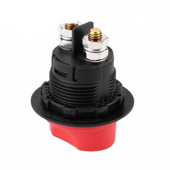 Выключатель массы Skipper 100/150А, 12V, со съемной рукояткой Выключатель массы Skipper 100/150А, 12V, со съемной рукояткой
