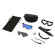 Очки для гидроцикла JetPilot Shield Interchangeable Kit SMOKE/BLUE