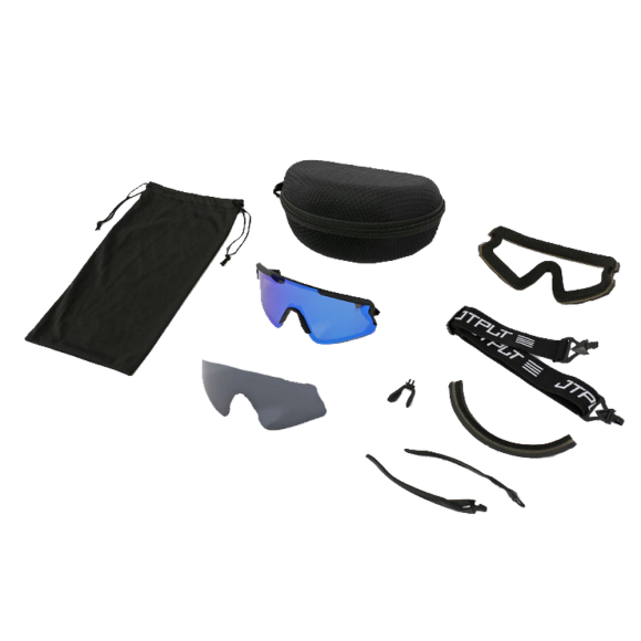 Очки для гидроцикла JetPilot Shield Interchangeable Kit SMOKE/BLUE