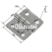 Петля неразъемная 49х40х2мм SUNFINE