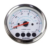 Тахометр 4", 7000 об/мин, Suzuki DF40A-200A, белый Тахометр 4", 7000 об/мин, Suzuki DF40A-200A, белый