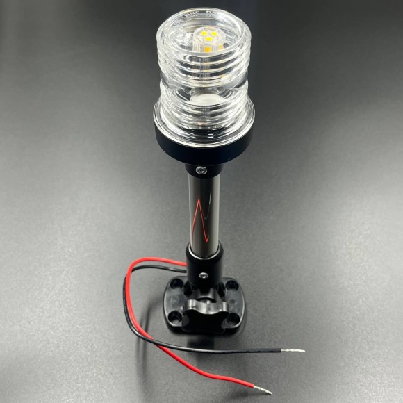 Огонь топовый на стойке LED(белый)(248мм) (Sunfine)