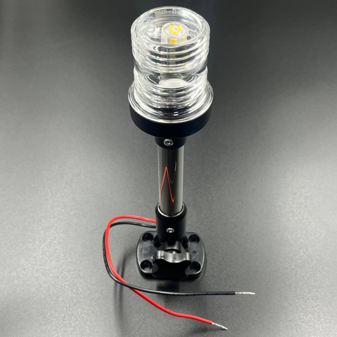 Огонь топовый на стойке LED(белый)(248мм) (Sunfine)