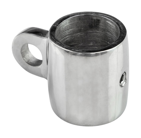 Кронштейн леера 7/8" (22,2 мм) скользящий с петлей