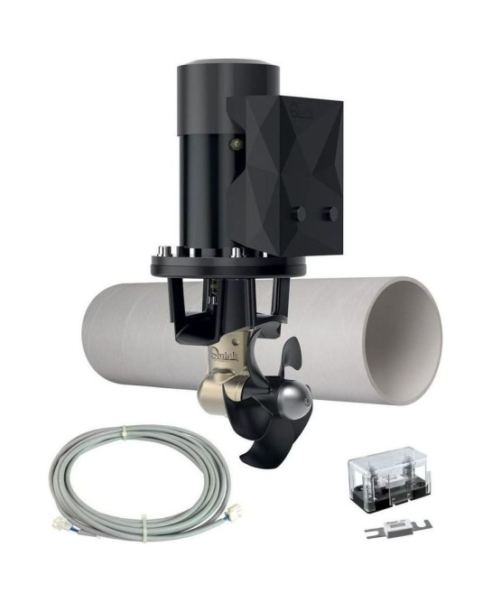 Подруливающее устройство Quick, D185mm, 55KGF, 12 В, (TCDEX06 - TNL 1000mm)
