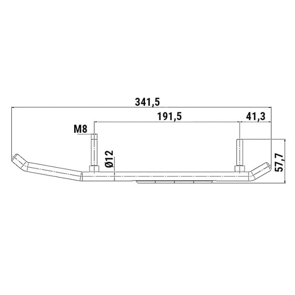 Конек лыжи снегохода Yamaha 100311T