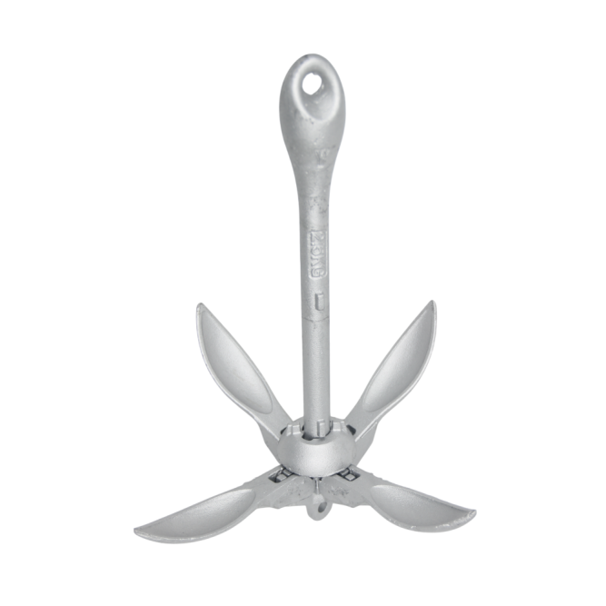 Якорь Skipper "кошка" складной 5,5 фунта (2,5кг) подходит для лодки длиной менее 5-14 футов