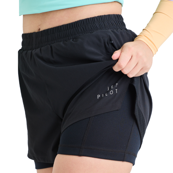Гидрошорты JetPilot Corp Elastic Waist Ride Black, M