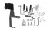 Комплект подключения ДУ Yamaha 9.9F/15F, 63V-48501-00-00, Marine Rocket