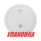 Лючок палубный 4", белый, Marine Rocket (упаковка из 10 шт.)